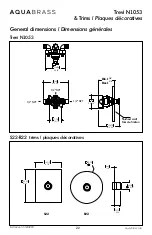 Предварительный просмотр 22 страницы aquabrass TREVI N1004 Installation Manual