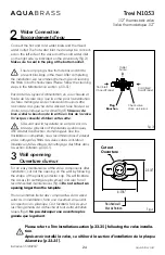 Предварительный просмотр 24 страницы aquabrass TREVI N1004 Installation Manual