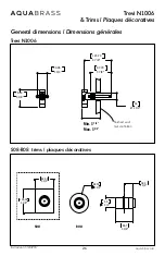 Предварительный просмотр 26 страницы aquabrass TREVI N1004 Installation Manual