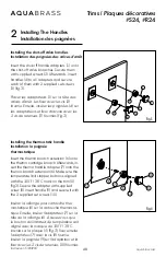 Предварительный просмотр 40 страницы aquabrass TREVI N1004 Installation Manual