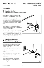 Предварительный просмотр 42 страницы aquabrass TREVI N1004 Installation Manual