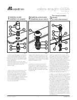 Preview for 4 page of aquabrass Volare straight 61026 Installation Manual