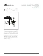 Preview for 6 page of aquabrass Volare straight 61026 Installation Manual