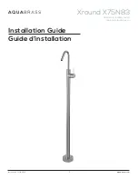 aquabrass Xround ABFBX75N83110 Installation Manual preview