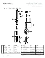 Предварительный просмотр 2 страницы aquabrass xround NX7512 Installation Manual