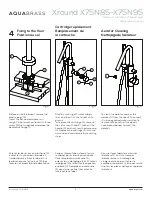 Preview for 5 page of aquabrass Xround X75N85 Installation Manual