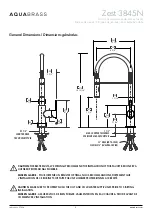 Preview for 3 page of aquabrass Zest 3845N Installation Manual