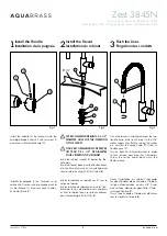 Preview for 4 page of aquabrass Zest 3845N Installation Manual