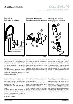 Preview for 5 page of aquabrass Zest 3845N Installation Manual