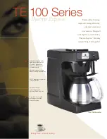 AquaBrew Thermo Express TE116 Specifications preview