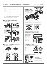 Preview for 1 page of aquaBUBBLER Universal 2 Pre-Installation Manual