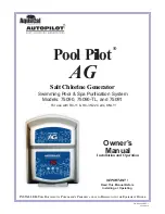 Preview for 1 page of Aquacal 75090 Owner'S Manual Installation And Operation