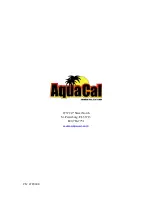 Preview for 27 page of Aquacal Aerotemp AT100 Installation & Service Manual