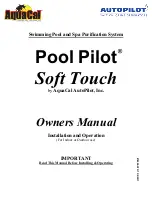 Preview for 1 page of Aquacal ST-220 Owner'S Manual