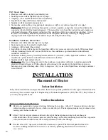 Предварительный просмотр 14 страницы Aquacal TropiCal T115 Owner'S Manual And Installation Manual