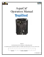 Предварительный просмотр 1 страницы Aquacal TropiCool TC1000 Operation Manual