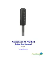 Preview for 1 page of AquaCheck ACPROBE-R Instruction Manual