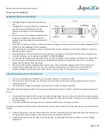 Предварительный просмотр 9 страницы AquaCo SYS-RO924TM5 Operations & Installation Manual