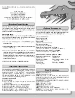 Preview for 3 page of AquaCraft Alligator Tours Manual