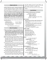 Предварительный просмотр 3 страницы AquaCraft GP-1 Ulta Instruction Manual