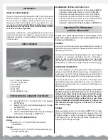 Preview for 2 page of AquaCraft GP-1 ultra Instruction Manual