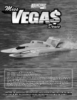 Preview for 1 page of AquaCraft Miss Vegas Deuce User Manual