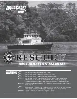 AquaCraft Rescue17 Instruction Manual предпросмотр