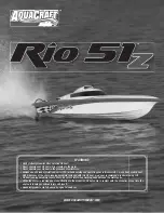 AquaCraft Rio 51Z Instruction Manual preview