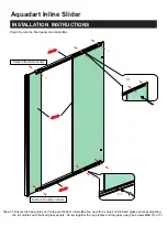 Preview for 6 page of Aquadart inline Sliding 2 Sided Installation Instructions Manual