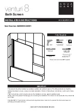 Preview for 1 page of Aquadart Venturi 8 Installation Instructions Manual
