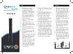 Aquadistri Aqua-eco 100W User Manual preview