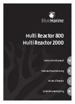 Aquadistri BlueMarine Multi Reactor 800 Instruction Manual preview