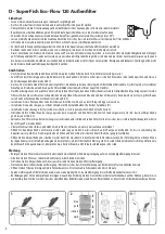 Preview for 4 page of Aquadistri SuperFish Eco-Flow 120 Warranty And Manual