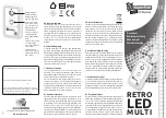 Preview for 1 page of Aquadistri SuperFish Retro LED T8 Multi User Manual