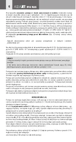 Preview for 6 page of Aquael AQUAJET PFN 10000 PLUS Operating Manual