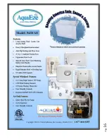 Preview for 16 page of AquaEze 4730 AE Owner'S Manual