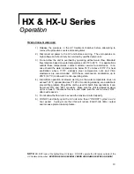 Preview for 19 page of Aquafine optima hx series Installation And Operation Manual