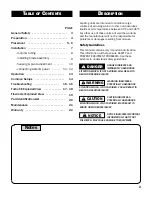 Предварительный просмотр 2 страницы Aquafog Turbo XE User'S Manual And Operating Instructions