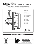 Aquafog XE-2000 User'S Manual And Operating Instructions preview