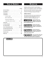 Preview for 2 page of Aquafog XE-2000 User'S Manual And Operating Instructions