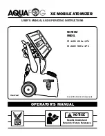 Aquafog XE CRSM User Manual preview