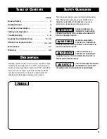 Preview for 2 page of Aquafog XE-HRSM-2000-EXP User'S Manual And Operating Instructions