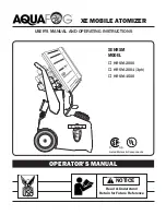 Aquafog XE HRSM User'S Manual And Operating Instructions preview