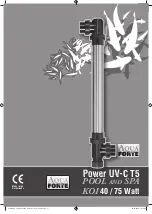 Предварительный просмотр 1 страницы aquaforte Power UV-C T5 Manual