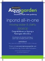 Предварительный просмотр 2 страницы Aquagarden inpond 300 User Manual