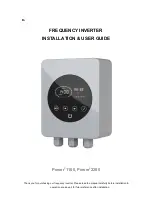 Aquagem iSAVER Power+1100 Installation & User Manual preview