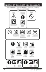 Preview for 5 page of Aquaglide RICOCHET 12.0 AQUAPARK Owner'S Manual