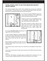 Предварительный просмотр 7 страницы Aquaguard AquaSure Aquaflo DX User Manual