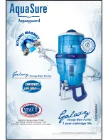 Предварительный просмотр 1 страницы Aquaguard AquaSure Galaxy User Manual