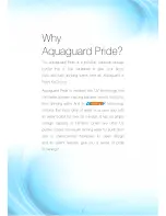 Preview for 6 page of Aquaguard Pride User Manual